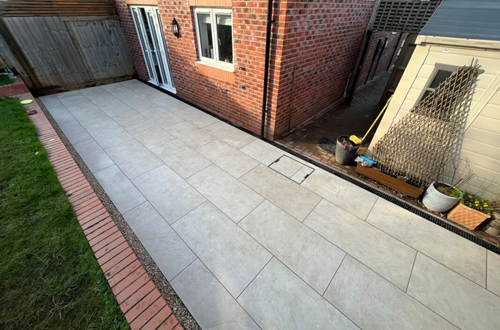 Panel patio is the most popular of all garden patio